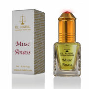 El Nabil Extrait de Parfum - MUSC ANASS - 5 ml - Sans alcool - Oriental, Ambré, Gourmand