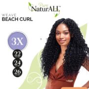 Tissag Semi Natural 3Pcs BEACH CURL 22/24/26 NATURALL