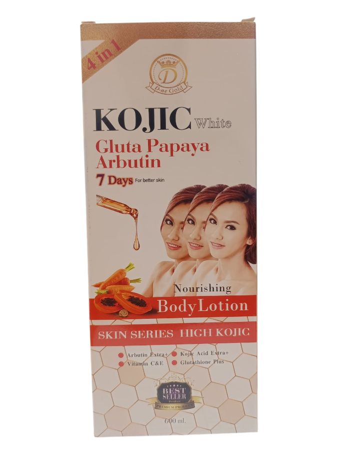KOJIC WHITE Gluta Papaya Arbutin 7days Skin Whitening Lotion