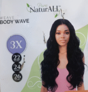 Pack de 3 Tissages Semi-Naturels Body Wave Naturel All – 3 Longueurs : 22” · 24” · 26”