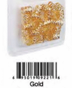 Bague Cheveux Doré 10MM BT 9221