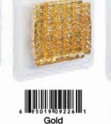 Bague Cheveux Doré 10X15MM BT #9226