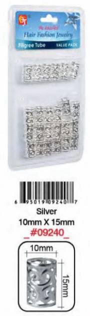 Bague Cheveux Argent 10X15mm #9240BT