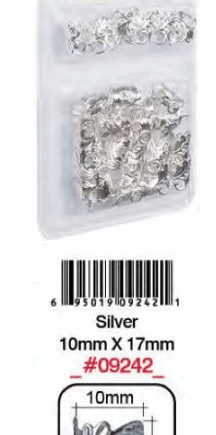 Bague Cheveux Argent 10X15mm #9242BT