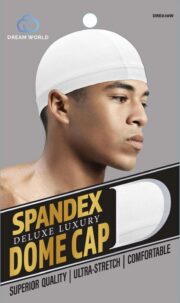 DREAM M-DOME CAP SPANDEX WHITE  DRE030W