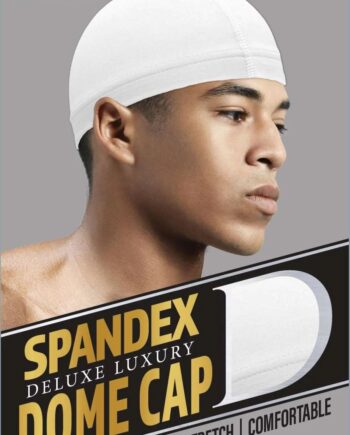DREAM M-DOME CAP SPANDEX WHITE  DRE030W