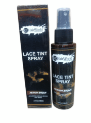 kc Hair world lace tint spray  medium brown
