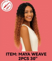 Tissage Semi Natural maya weave 2pcs 30"