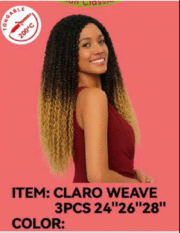 Tissage Semi Natura Claro Weave 3pcs 24"26"28"