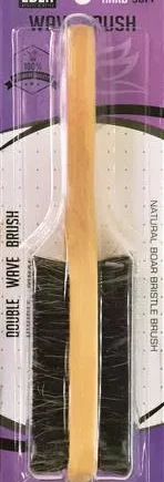 Eden: 2 Sided Hard & Soft Wave Brush - Long (00531)