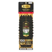 X-Pression-Miracle knots Remi Feather Crochet  Water 18 colour 2